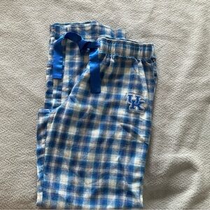 Top of the World Blue and White Plaid Women’s UK Wildcats Pajamas Bottoms